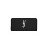 Ysl Monogram Zip Around Wallet
