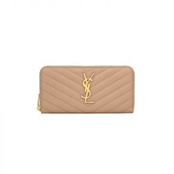 Ysl Monogram Zip Around Wallet