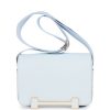 Hermes Geta Bleu Brume Verso Chevre Gold Hardware