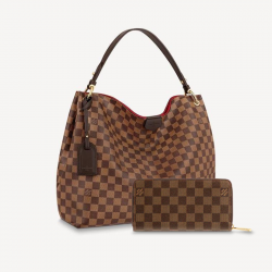 Louis Vuitton Graceful Mm Long Wallet 2-Piece Set Deals Ref: N44045 + N41661