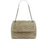 Saint Laurent Niki Medium Chain Bag In Shearling Brown 63318728B361426