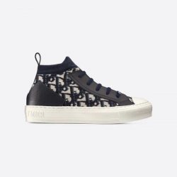 Dior Walk'n'Dior Sneaker Oblique Technical Mesh Deep Blue Kck233Toks56B