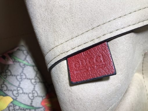 Gucci Ophidia Gg Flora Medium Tote Red 44Cm - Image 8