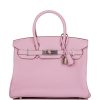 Hermes Birkin 30 Mauve Sylvestre Clemence Palladium Hardware
