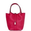Hermes Picotin Lock 18 Framboise Clemence And Matte Alligator Touch Palladium Hardware