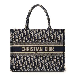 Christian Dior Book Tote Blue