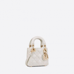 Micro Lady Dior Bag Latte