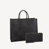 Louis Vuitton On-The-Go Gm Long Wallet 2-Piece Set Deals Ref:M44925+M61864