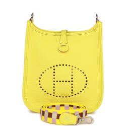 Hermes Evelyne Tpm Lime Clemence Palladium Hardware