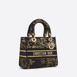 Lady D-Lite Bag Black Dior With
