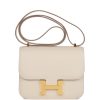 Hermes Constance 1-18 Craie Epsom Gold Hardware