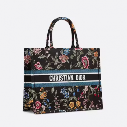 Large Dior Book Tote Black Dior (42 X 35 X 18.5 Cm)