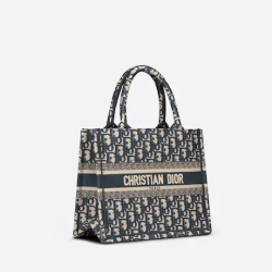 Small Dior Book Tote Blue Dior (26.5 X 21 X 14 Cm)