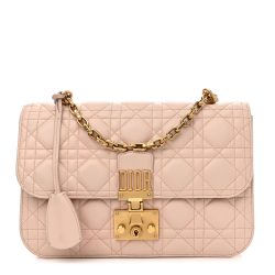 Christian Large Dioraddict Flap Rose Poudre