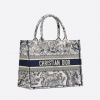 Dior Book Tote Blue Toile De (36 X 27.5 X 16.5 Cm)