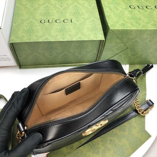 Gg Marmont Small Matelasse Shoulder Bag - Image 7
