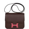 Hermes Constance 18 Rouge Sellier Epsom Palladium Hardware
