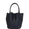 Hermes Picotin Lock 18 Bleu Nuit Clemence And Matte Alligator Touch Palladium Hardware
