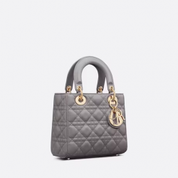 Small Lady Dior My Bag Steel Gray