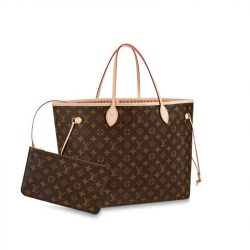 Louis Vuitton Monogram Canvas Neverfull Gm M40990 Beige