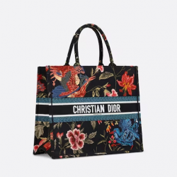Large Dior Book Tote Black (42 X 35 X 18.5 Cm)