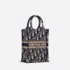 Mini Dior Book Tote Phone Bag Blue Dior (13 X 18 X 5 Cm)