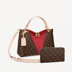 Louis Vuitton V Tote Mm Long Wallet 2-Piece Set Deals Ref:M43957+M60017