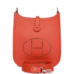 Hermes Evelyne Tpm Feu Clemence Palladium Hardware