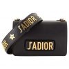 Christian Dior Flap Bag With Strap Leather Medium