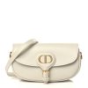 Christian Dior Box Calfskin East West Bobby Bag Latte