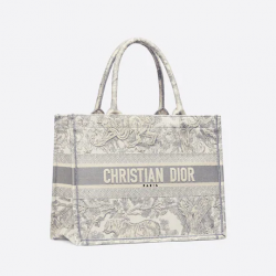 Dior Book Tote Gray Toile De (36 X 27.5 X 16.5 Cm)