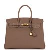 Hermes Birkin 35 Etoupe Togo Gold Hardware