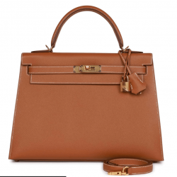 Hermes Kelly Sellier 32 Gold Epsom Gold Hardware