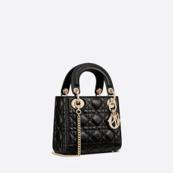 Mini Lady Dior Bag Black