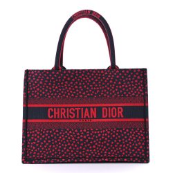 Christian Dior Pop Heart I Love Paris Book Tote Red