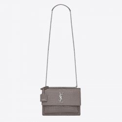 In Crocodile Shiny Leather
