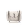 Saint Laurent Loulou Small Chain Bag In Matelasse Y Leather White Silver 23Cm 494699Dv7269207