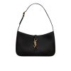 Saint Laurent Le 5 A 7 Hobo Bag In Smooth Leather Black Gold 23Cm 6572282R20W1000