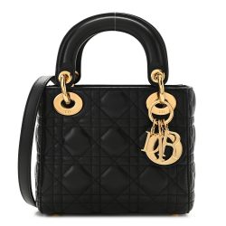 Christian Mini Lady Dior Black