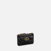 Dior Caro Zipped Key Case Black