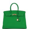 Hermes Birkin 35 Bamboo Togo Gold Hardware