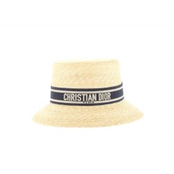 Dior Large Brim Hat With Black Band