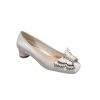 Dior Tale Pump White Supple Calfskin And White Resin Pearls