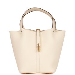 Hermes Picotin Lock 22 Nata Clemence Gold Hardware