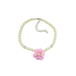 Chanel Pearl And Cam?Lia Necklace