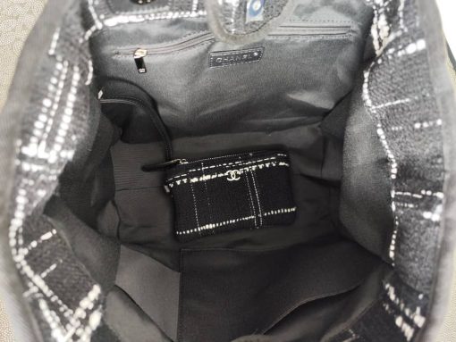 Chanel Large Shopping Bag Black 35Cm A66941 B09275 Nk815 - Image 2