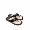 Chanel 22P Lambskin Padded Pool Thong Logo Black