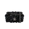 Chanel Sequin Mini Flap Bag Black 19Cm