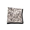 Chanel Silk Cc Star Scarf Beige