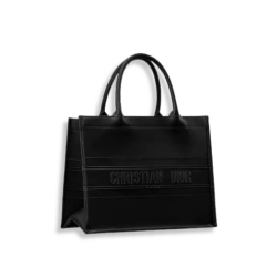Dior Book Tote Black Calfskin (36 X 27.5 X 16.5 Cm)